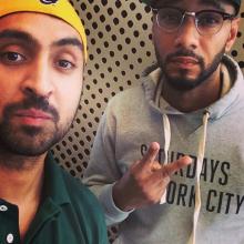 Diljit Dosanjh with Hip Hop's Swizz Beats